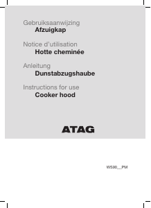 Manual ATAG WS90292PM Cooker Hood