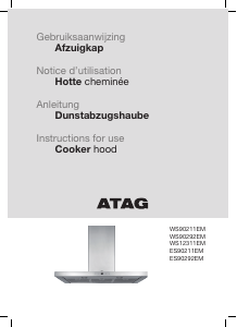 Manual ATAG WS12311EM Cooker Hood