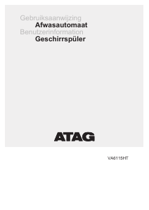 Bedienungsanleitung ATAG VA6115HT Geschirrspüler