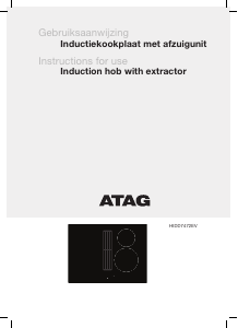 Handleiding ATAG HIDD7472EV Kookplaat