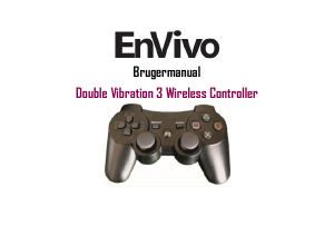 Brugsanvisning EnVivo Double Vibration (PS3) Spil controller