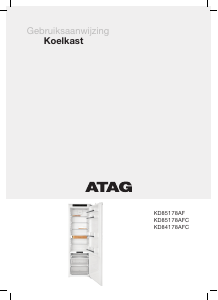 Manual ATAG KD85178AFC Refrigerator