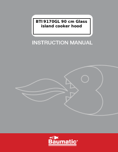 Manual Baumatic BTI9170GL Cooker Hood