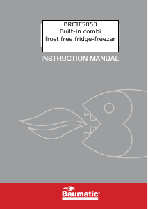 Manual Baumatic BRCIF5050 Fridge-Freezer