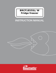 Manual Baumatic BRCF1855SL Fridge-Freezer