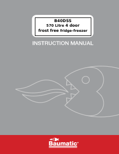 Manual Baumatic B40DSS Fridge-Freezer