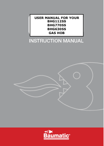 Manual Baumatic BHG630SS Hob