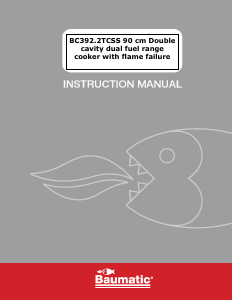 Handleiding Baumatic BC392.2TCSS Fornuis