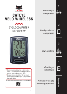 Brugsanvisning Cateye CC-VT230W Cykelcomputer