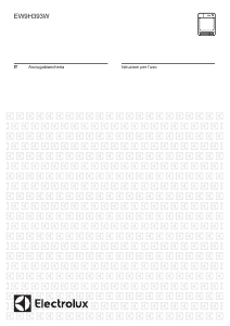 Manuale Electrolux EW9H393W Asciugatrice