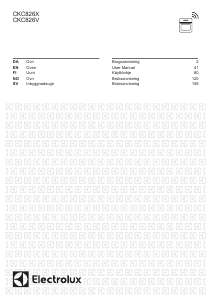 Bruksanvisning Electrolux CKC826X Ovn