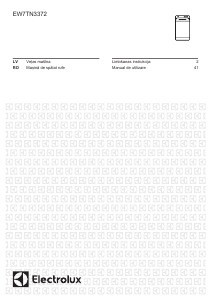 Manual Electrolux EW7TN3372 Mașină de spălat