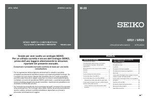 Manuale Seiko Prospex SPB212J1 Orologio da polso