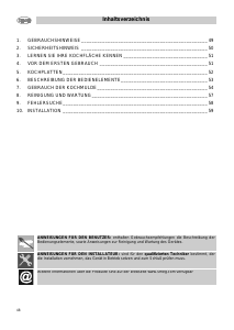 Bedienungsanleitung Smeg P764AO Kochfeld