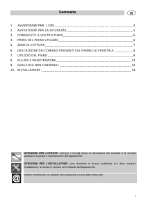 Manuale Smeg P775AO Piano cottura