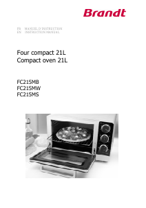 Manual Brandt FC215MB Oven