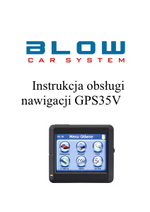 Instrukcja Blow GPS35V Nawigacja przenośna