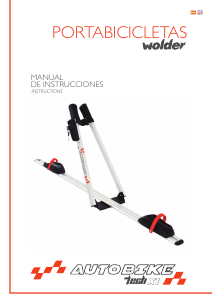 Manual de uso Wolder Autobike Tech X1 Porta bicicleta