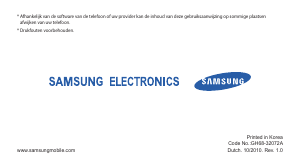 Handleiding Samsung Omnia 7 i8700 Mobiele telefoon