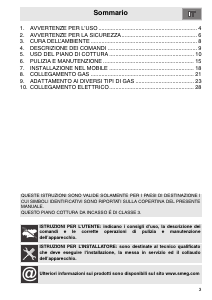 Manuale Smeg PV630N Piano cottura