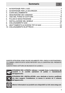 Manuale Smeg PV640N Piano cottura