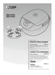 Manual Tiger JBZ-A10U Rice Cooker