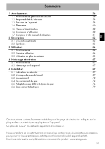 Mode d’emploi Smeg PVL664CNNLK Table de cuisson