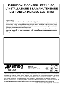 Manuale Smeg S232XC Piano cottura