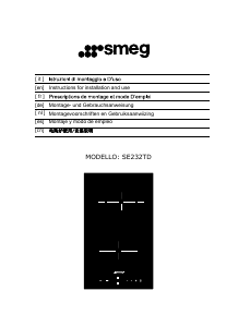 Manuale Smeg SE232TD Piano cottura