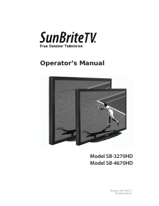 Handleiding SunBriteTV SB-3270HD LED televisie