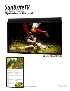 Manual SunBriteTV SB-4217HD LED Television