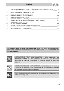 Mode d’emploi Smeg SE264S3 Table de cuisson