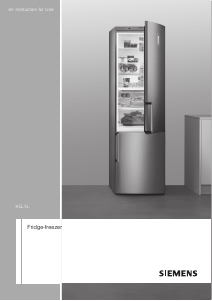 Manual Siemens KG36NVW32G Fridge-Freezer