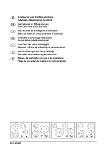 Manual de uso Smeg SE2842ID2 Placa