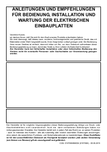 Bedienungsanleitung Smeg SE435X Kochfeld