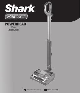 Manual Shark AH450UK Rocket Powerhead Vacuum Cleaner