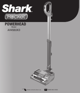 Manual Shark AH450UKD Rocket Powerhead Vacuum Cleaner
