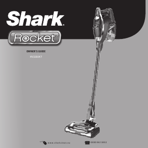 Handleiding Shark HV320UKT Rocket Stofzuiger