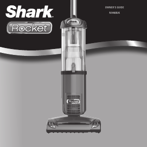 Manual Shark NV480 Rocket Vacuum Cleaner