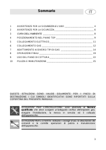 Manuale Smeg SE63EB3 Piano cottura