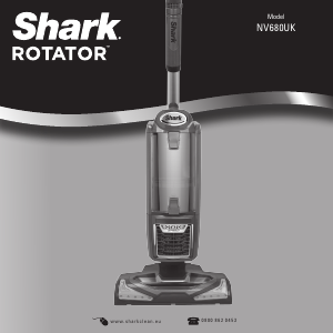 Manual Shark NV680UK Rotator Vacuum Cleaner