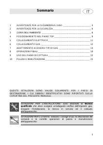 Manuale Smeg SE63SNX3 Piano cottura