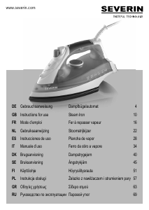 Manual de uso Severin BA 9657 Plancha