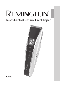 Руководство Remington HC5960 Touch Control Машинка для стрижки волос