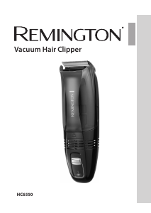 Manual Remington HC6550 Vacuum Aparador de cabelo