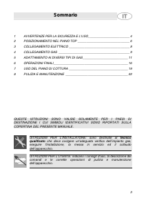 Manuale Smeg SE809AP Piano cottura