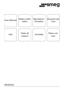 Mode d’emploi Smeg SEI5632D Table de cuisson