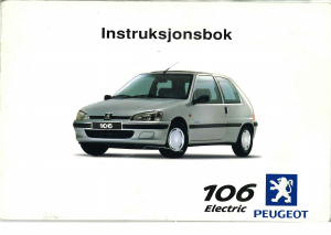 Bruksanvisning Peugeot 106 Electric (1999)