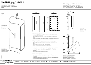 Mode d’emploi Ophardt SanTRAL Wave NSW 5 E Distributeur de savon