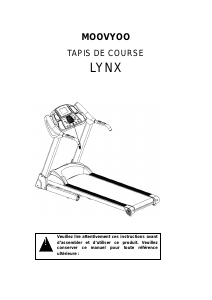 Mode d’emploi Moovyoo Lynx Tapis de course